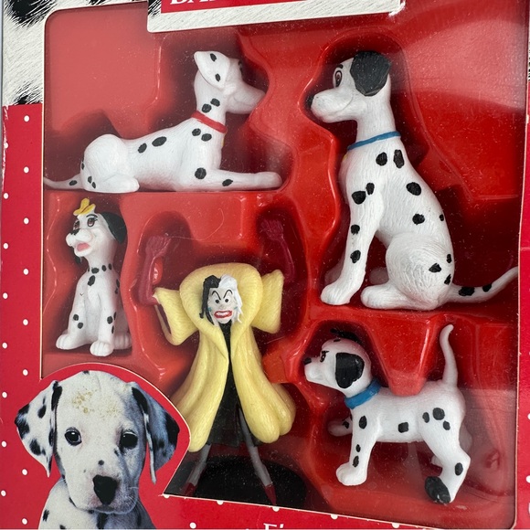 Disney's 101 Dalmatians Figure Gift Set 5 Pc  Vintage 1996 Applause  - Toy - Picture 2 of 11
